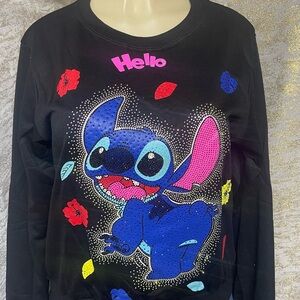 Kids Black Graphic Sweatshirt